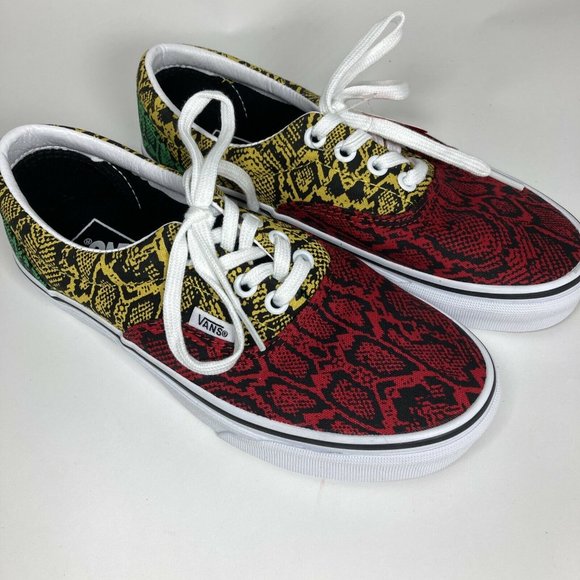 Vans Era Multi Python Rasta Sneakers Women’s 6 50% Off Sale - Picture 2 of 8